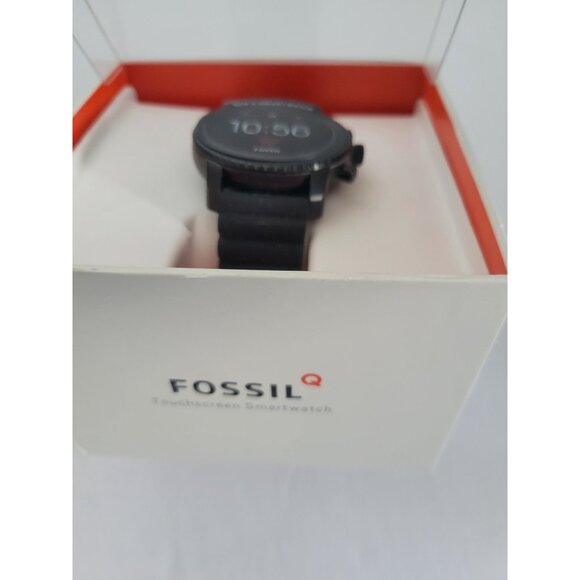 Mens Fossil Gen 4 Smartwatch Black Silicone NEW! - Picture 3 of 5